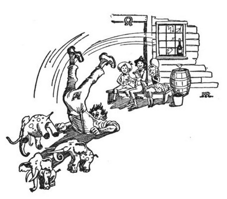 Laundry tumbling in the drum